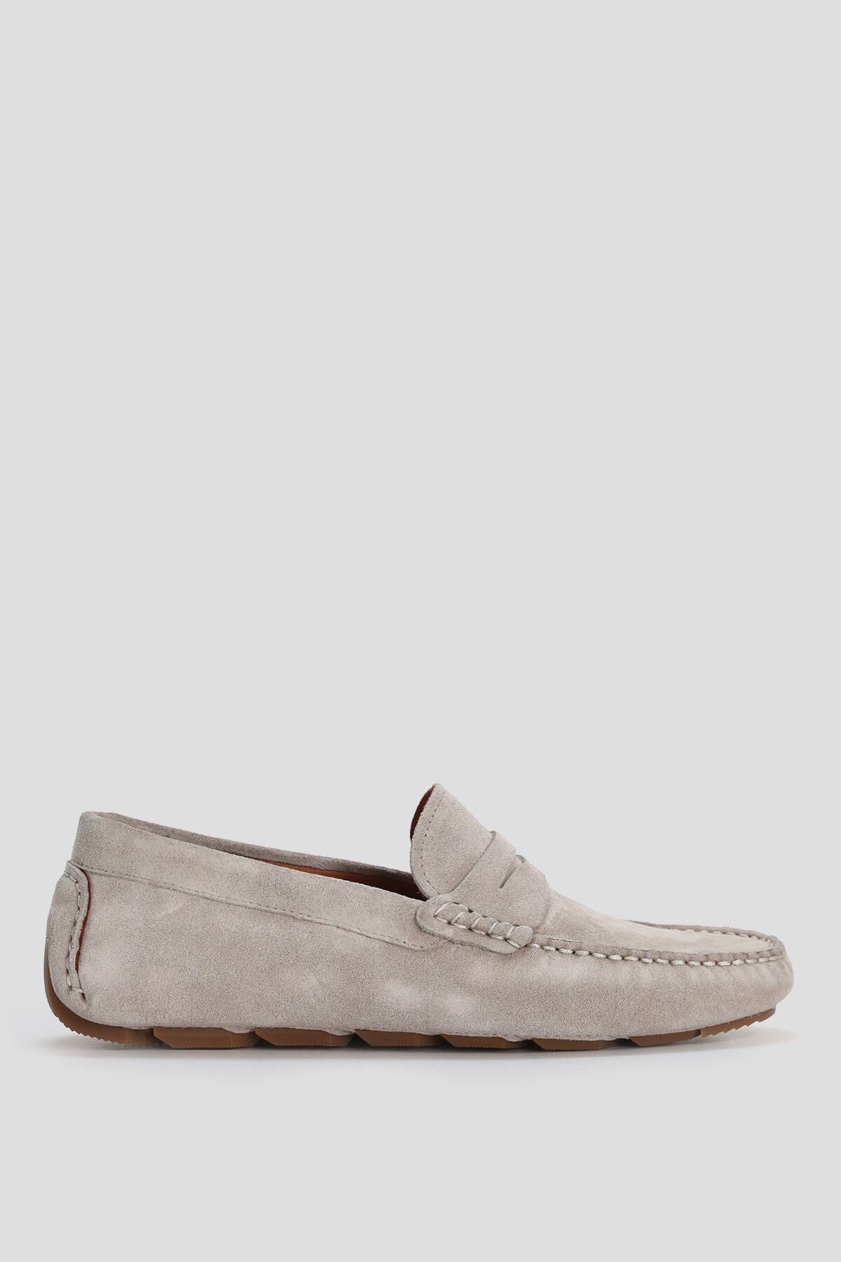 Stroll Süet Loafer Ayakkabı Taş